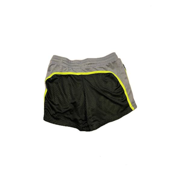 Nike Black Lime Green Gray Training Shorts Womans XS - Picture 2 of 3